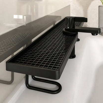 No-Drill Faucet Over-Sink Storage Rack - Instant Countertop Space Saver