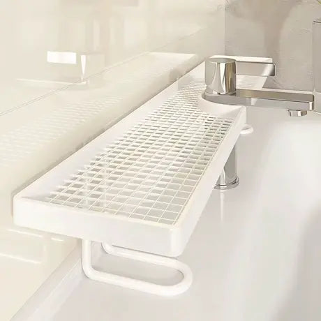 No-Drill Faucet Over-Sink Storage Rack - Instant Countertop Space Saver