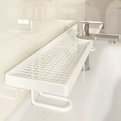 No-Drill Faucet Over-Sink Storage Rack - Instant Countertop Space Saver