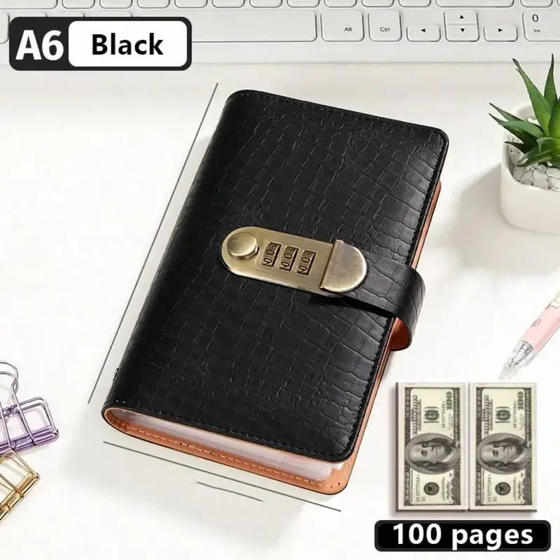 100-Pocket Currency Album Binder with 3-Digit Combination Lock | Buy 1 Get 1 Free