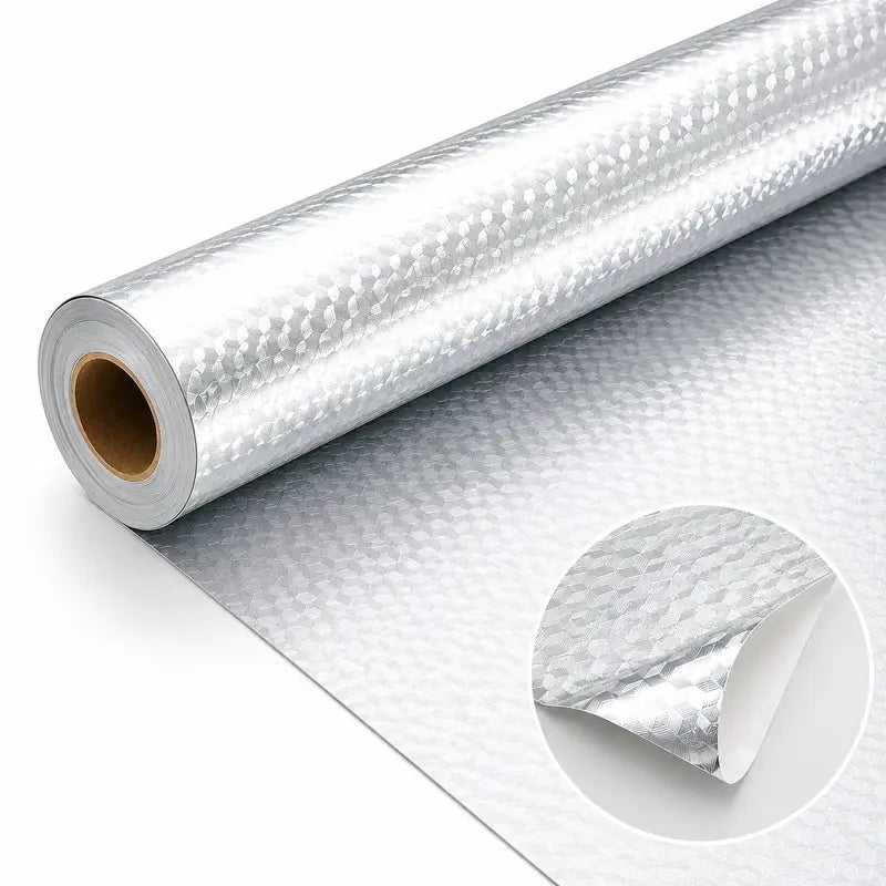 Oil-Proof Self-Adhesive Aluminum Foil Kitchen Backsplash Sticker | Buy 1 Get 1 Free