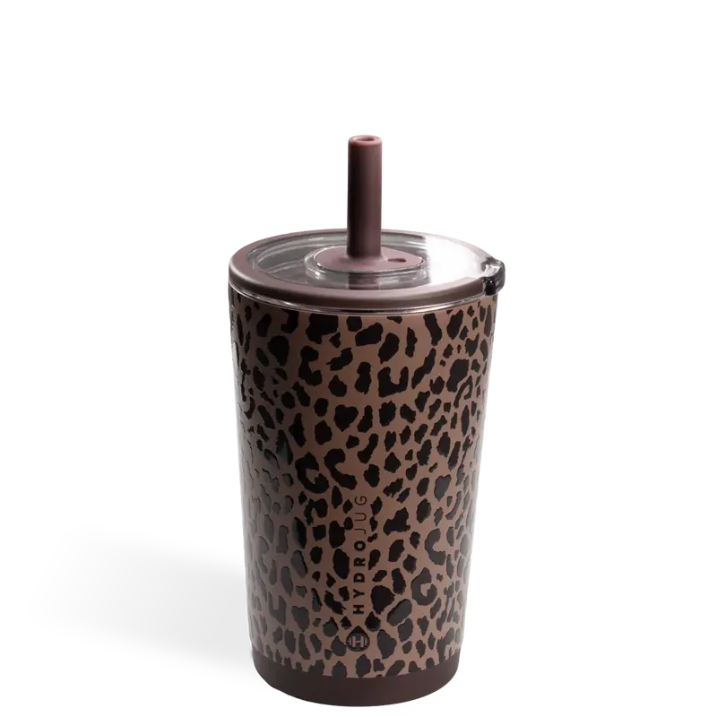 Ceramic-Lined Spill-Proof Leopard Tumbler Cup | Buy 1 Get 1 Free