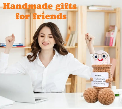 Inspirational Funny Crochet Doll Support Plush | Buy 2 Get 1 Free