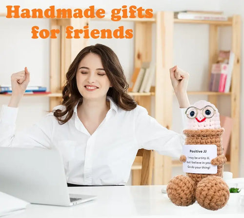 Inspirational Funny Crochet Doll Support Plush | Buy 2 Get 1 Free