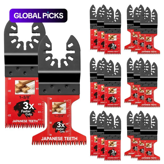 Ultra-Fast Japanese Tooth Oscillating Multitool Saw Blades for Wood & Plastic Cutting