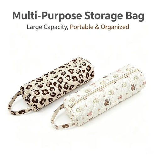 Quilted Multi-Purpose Storage Bag - Portable Cosmetic & Toiletry Organizer | Buy 1 Get 1 Free