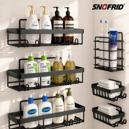 Transform Your Bathroom in Seconds: No-Drill Heavy-Duty Shower Caddy