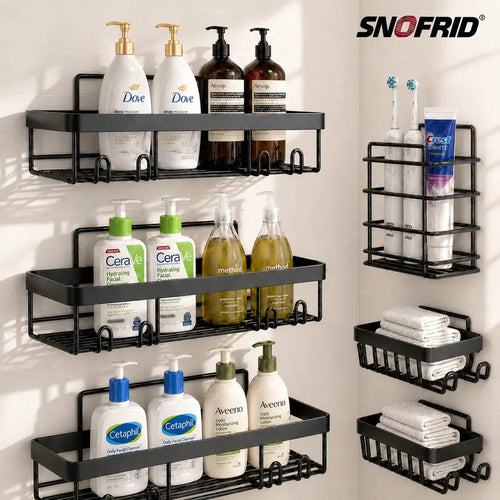 Transform Your Bathroom in Seconds: No-Drill Heavy-Duty Shower Caddy