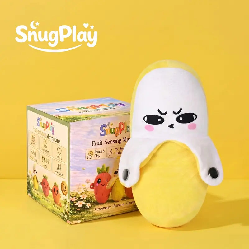 Interactive Musical Fruit & Veggie Plush Set