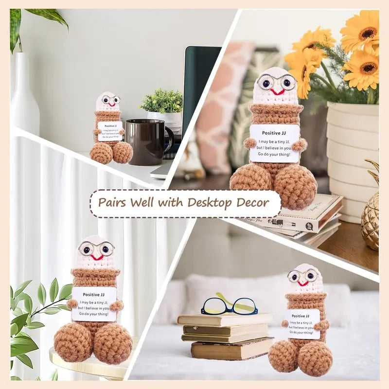 Inspirational Funny Crochet Doll Support Plush | Buy 2 Get 1 Free