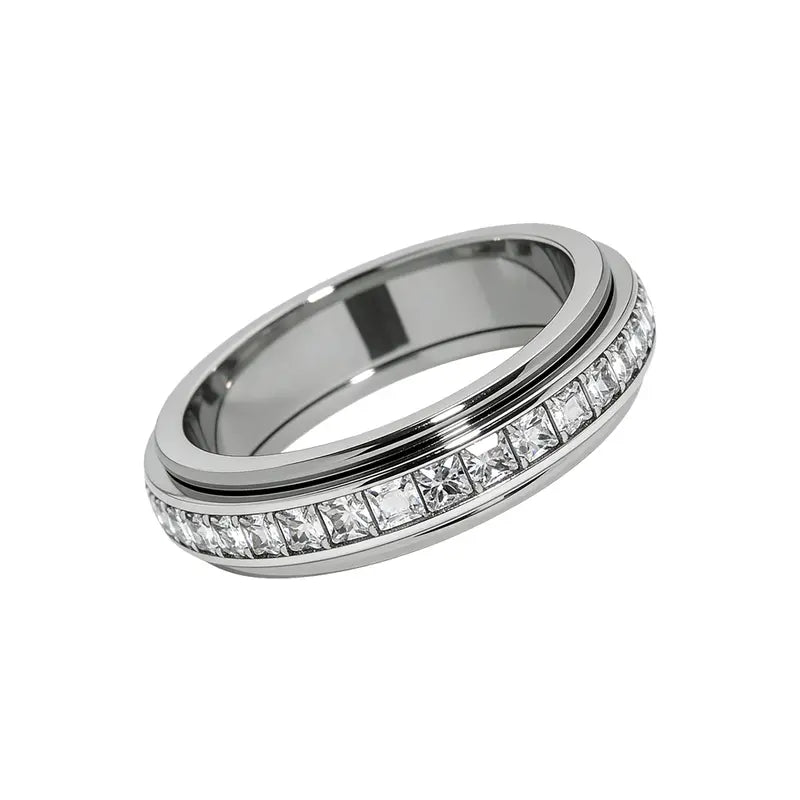 Sparkling Spinner Ring - Instant Anxiety Relief & Fidget Ring | Buy 1 Get 1 Free