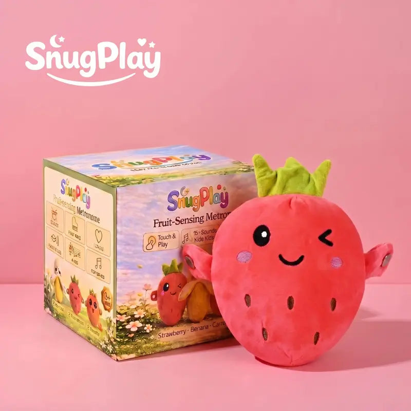 Interactive Musical Fruit & Veggie Plush Set