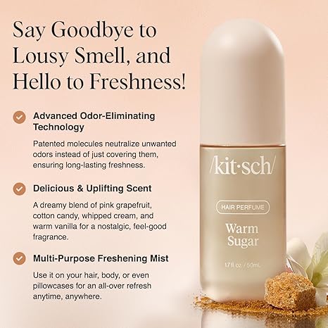 Odor-Eliminating Hair Perfume Duo: Instant Refreshment in Every Spritz