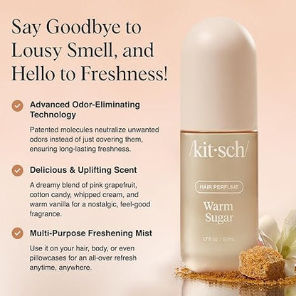 Odor-Eliminating Hair Perfume Duo: Instant Refreshment in Every Spritz