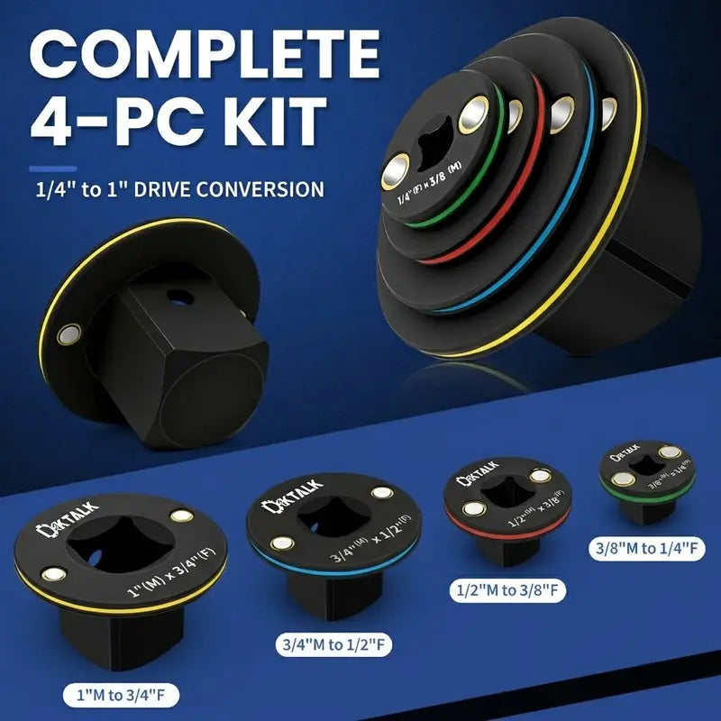 Ultra Low Profile Impact Socket Adapter Set