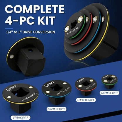 Ultra Low Profile Impact Socket Adapter Set