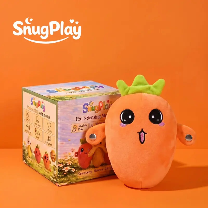 Interactive Musical Fruit & Veggie Plush Set