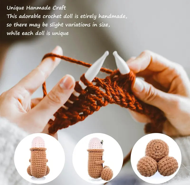 Inspirational Funny Crochet Doll Support Plush | Buy 2 Get 1 Free