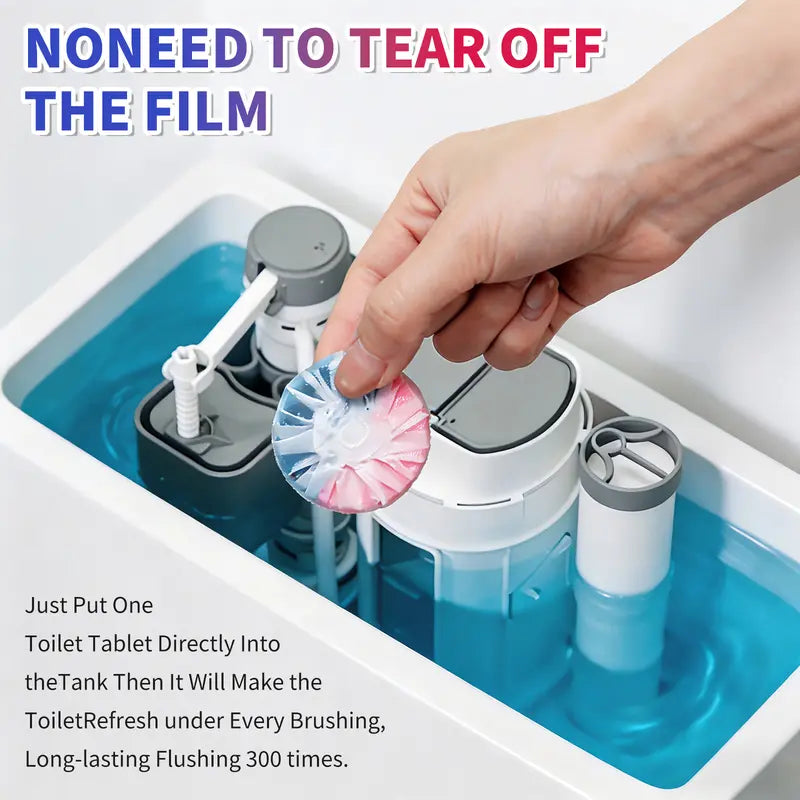 Automatic Toilet Bowl Cleaner Tablets – Deep Stain Removal & Instant Deodorizing