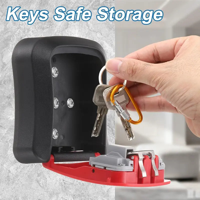 Ultra-Secure Weatherproof Wall Mount Key Lockbox for Effortless Keyless Entry | Buy 1 Get 1 Free