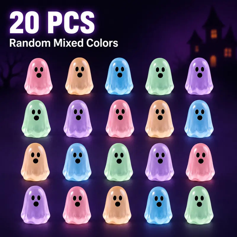Glow-in-the-Dark Mini Resin Ghost Beads | Buy 1 Get 1 Free