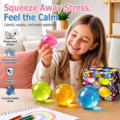 No-Rebound Shapeable Gel Stress Relief Squishy Balls