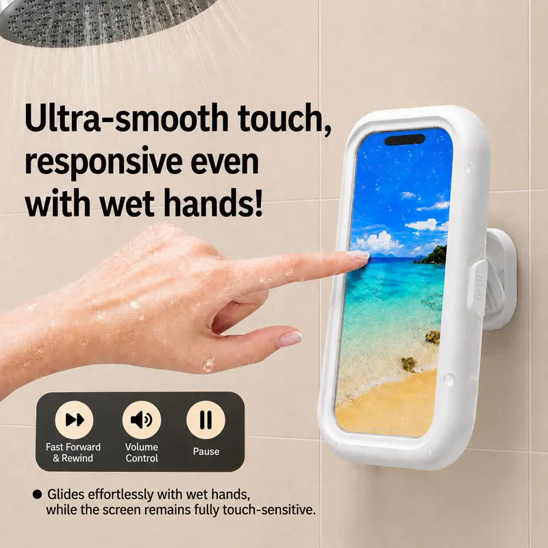 Rotating shower phone holder — original product photo 4