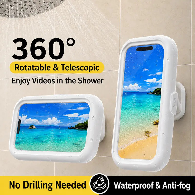 Rotating shower phone holder — original product photo 8