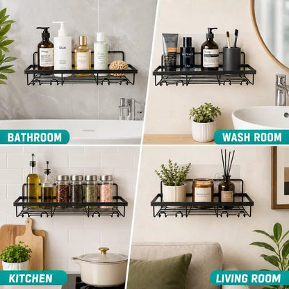 Transform Your Bathroom in Seconds: No-Drill Heavy-Duty Shower Caddy