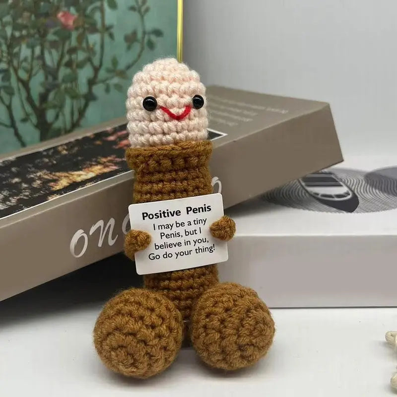 Inspirational Funny Crochet Doll Support Plush | Buy 2 Get 1 Free