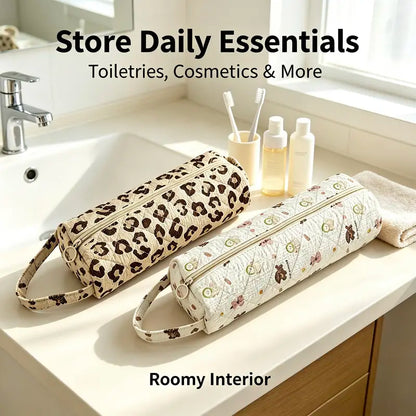 Quilted Multi-Purpose Storage Bag - Portable Cosmetic & Toiletry Organizer | Buy 1 Get 1 Free