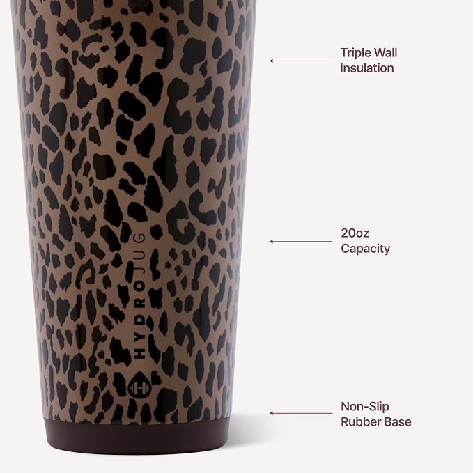 Ceramic-Lined Spill-Proof Leopard Tumbler Cup | Buy 1 Get 1 Free