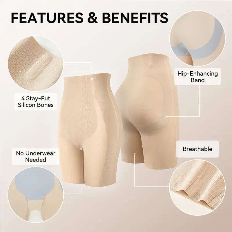 Instant Hourglass Tummy Control High-Waisted Body Shaper