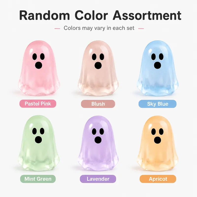 Glow-in-the-Dark Mini Resin Ghost Beads | Buy 1 Get 1 Free