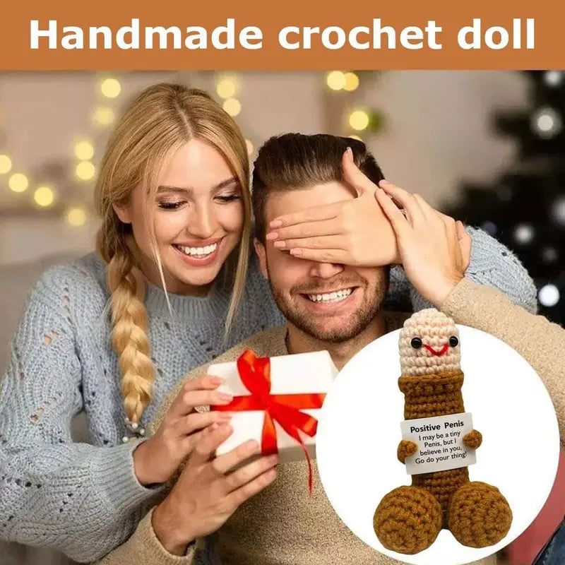 Inspirational Funny Crochet Doll Support Plush | Buy 2 Get 1 Free