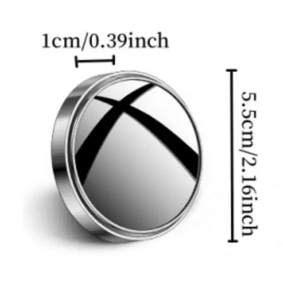HD Glass Convex Blind Spot Mirror for Car Rearview Safety