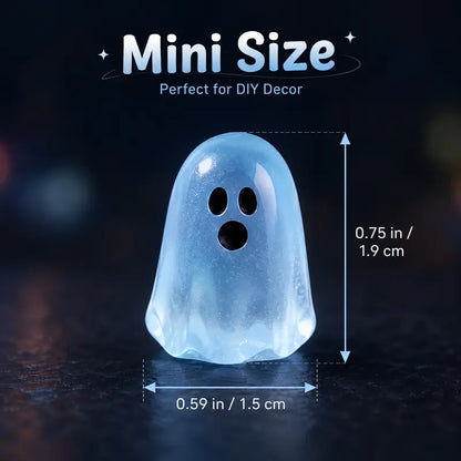 Glow-in-the-Dark Mini Resin Ghost Beads | Buy 1 Get 1 Free