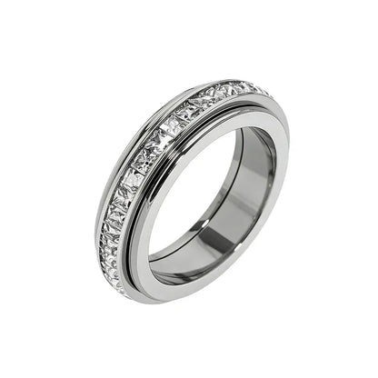 Sparkling Spinner Ring - Instant Anxiety Relief & Fidget Ring | Buy 1 Get 1 Free