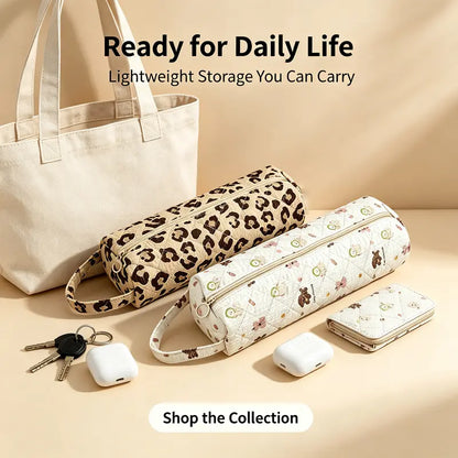 Quilted Multi-Purpose Storage Bag - Portable Cosmetic & Toiletry Organizer | Buy 1 Get 1 Free