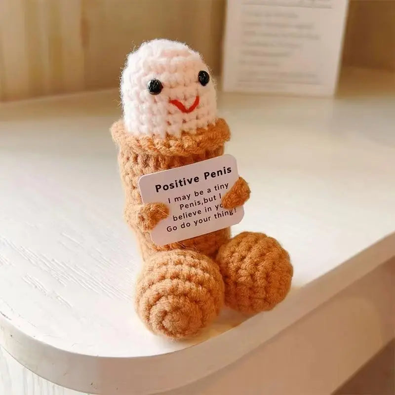 Inspirational Funny Crochet Doll Support Plush | Buy 2 Get 1 Free