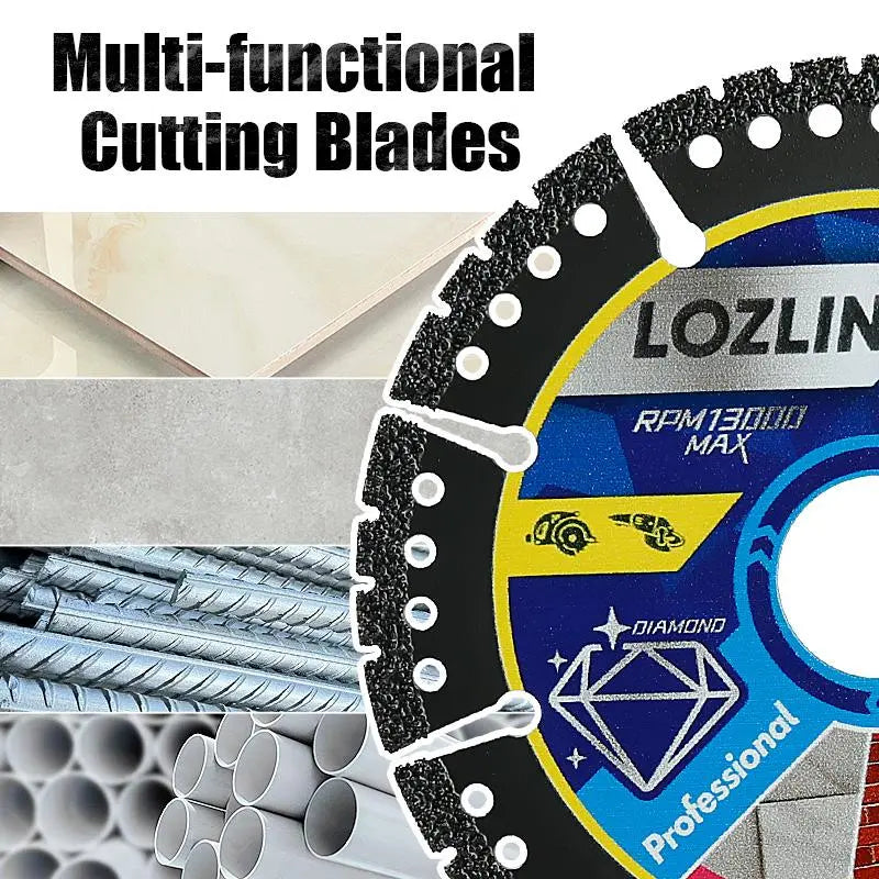 4.5 inch multi-material cutting blades, 3-piece set