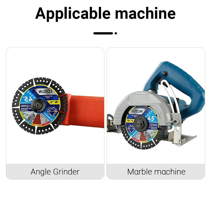4.5 inch multi-material cutting blades, 3-piece set