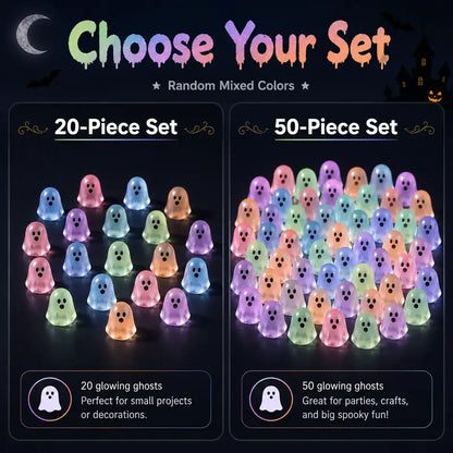 Glow-in-the-Dark Mini Resin Ghost Beads | Buy 1 Get 1 Free