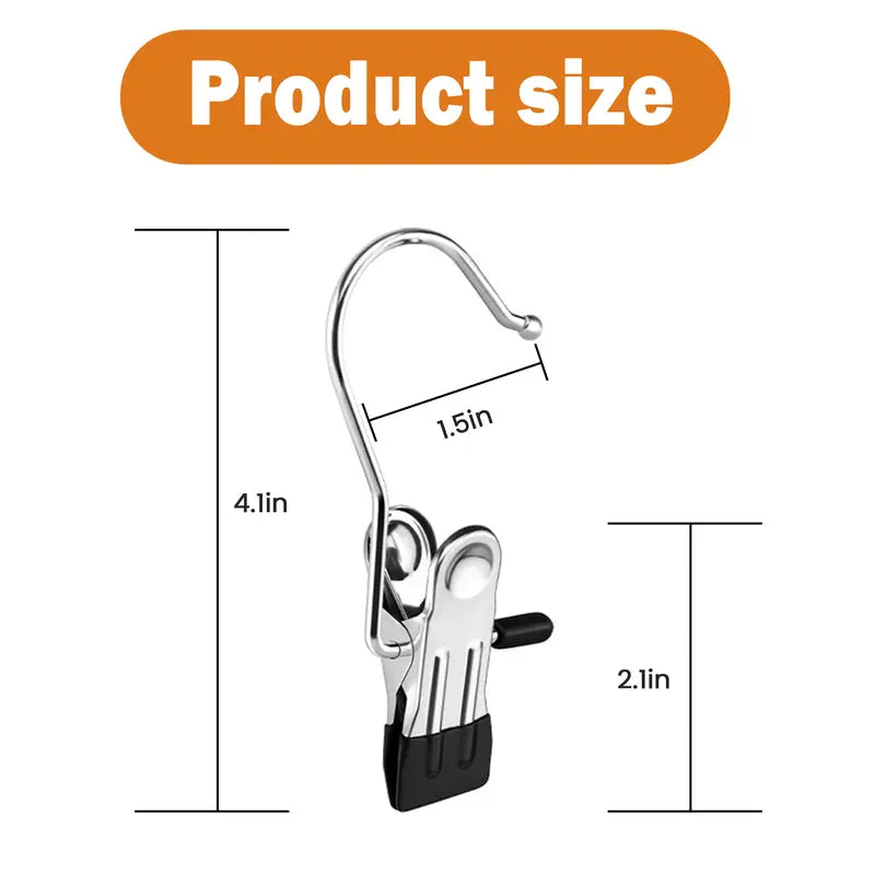 Hanging boot and clothing clip — original product photo