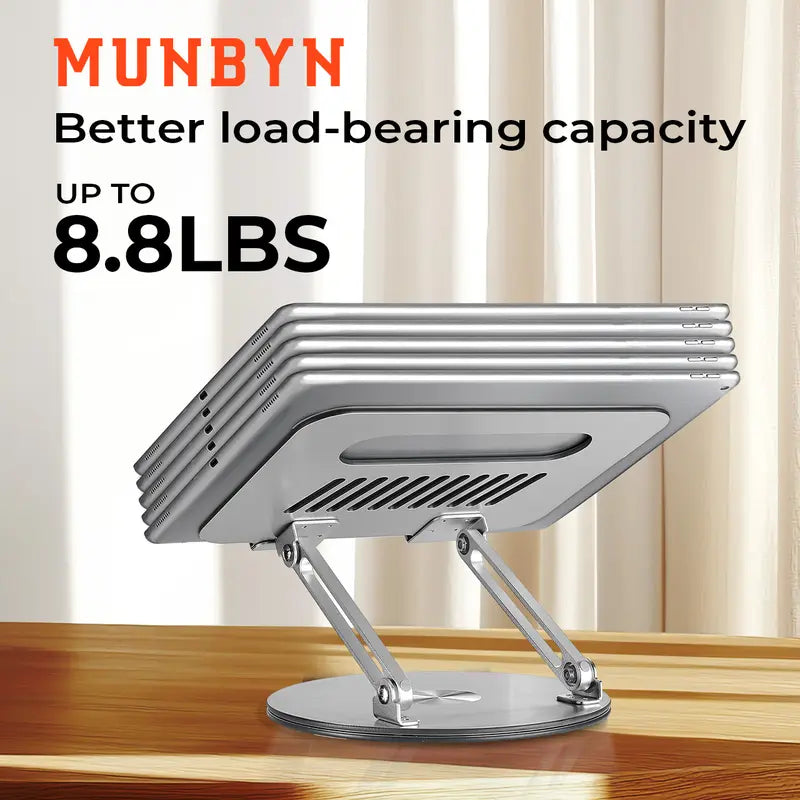 Grey rotating laptop stand original image original image 5