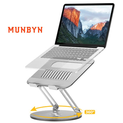 Grey rotating laptop stand original image original image 9