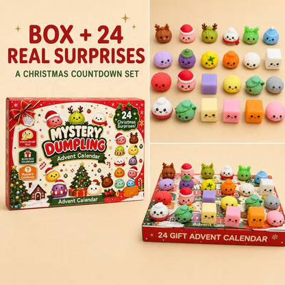 24 Days Christmas Mystery Dumpling Squishy Advent Calendar