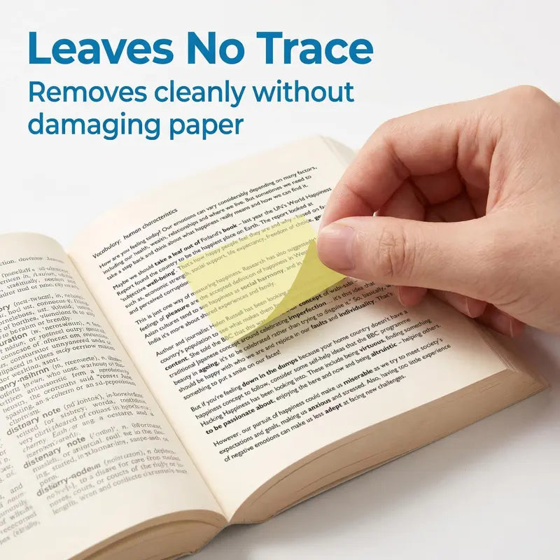 Pull-Out Transparent Sticky Notes – Clear, Reusable & Mess-Free | Buy 1 Get 1 Free