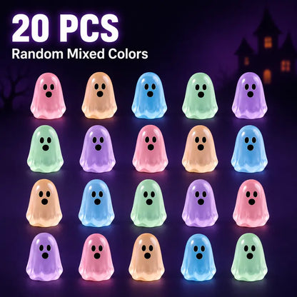 Glow-in-the-Dark Mini Resin Ghost Beads | Buy 1 Get 1 Free