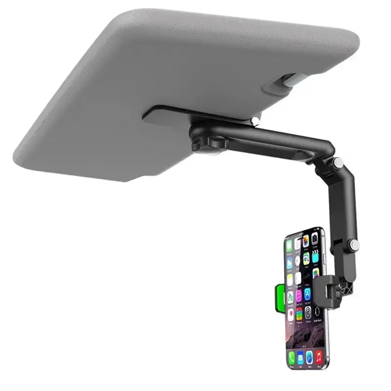 360° Retractable Sun Visor Car Phone Mount Holder